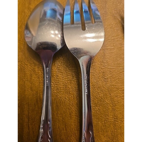 Vintage Oneidacraft Thor Custom Stainless Spoons & Forks Flatware 17 pieces - Picture 11 of 13